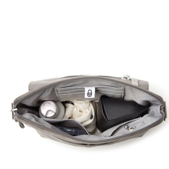 Baggallini Sterling Shimmer Let's Escape Bag/NWT - Picture 5 of 12